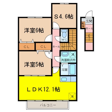 ラディエールの物件間取画像